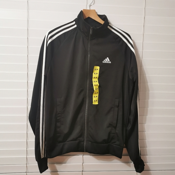 NWT! Adidas Long Sleeve Knit Tricot Jacket